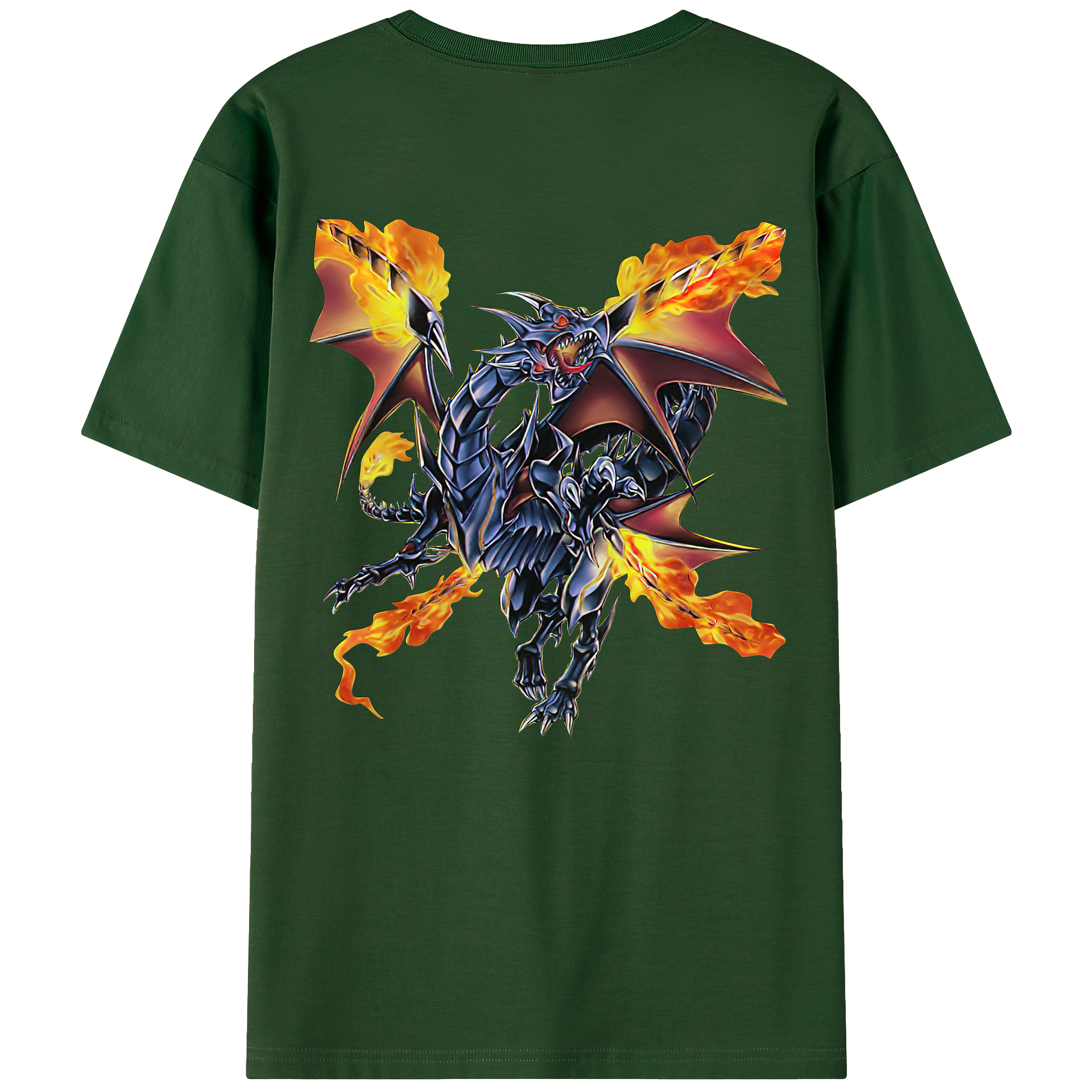 （画像用） 遊☆戯☆王 Yu-Gi-Oh! 綿100％半袖Tシャツ（背面プリント）